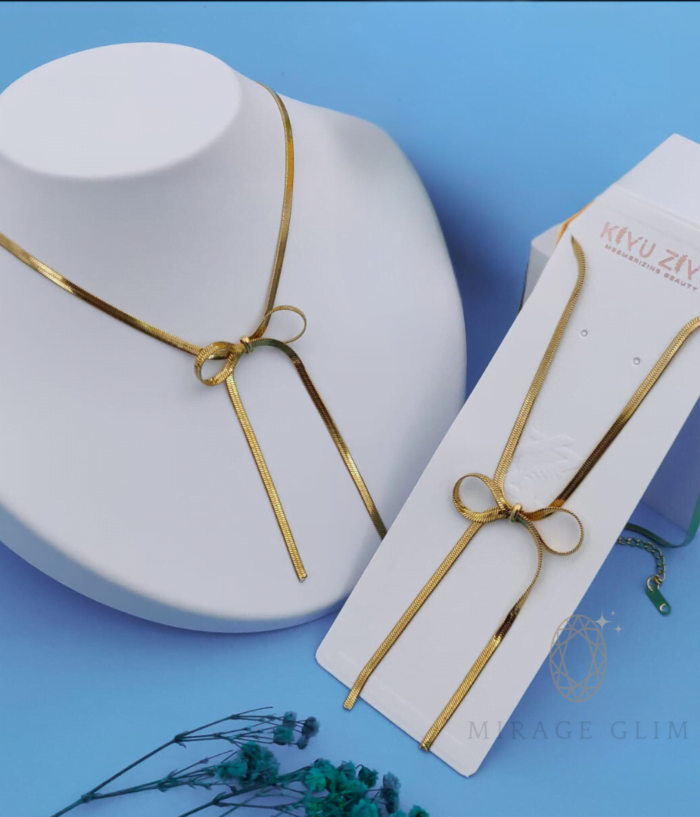 Bow necklace - Image 3