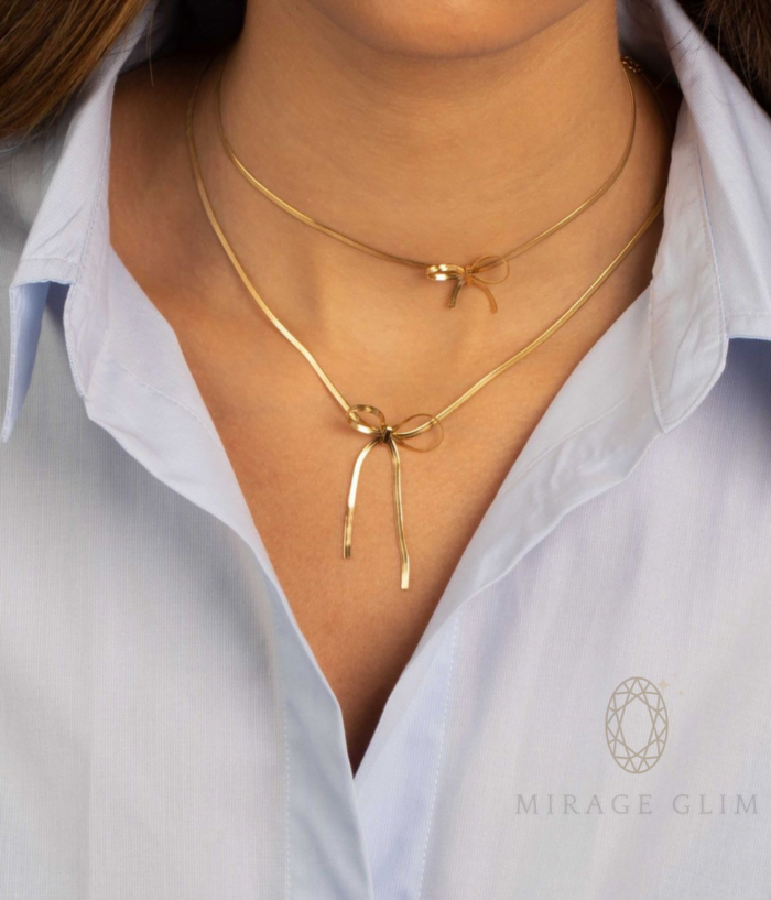 Bow necklace - Image 4