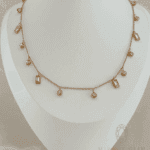 White stones necklace