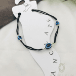 Zz Evil eye thread anklet