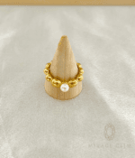 Pearl and Gold Band - Image 2