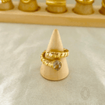 Pearl and Gold Swirl