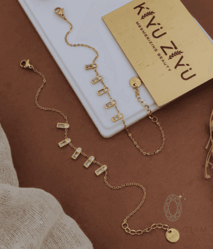 Rectangle stone bracelet