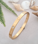 Zz Golden stackable bangle - Image 2