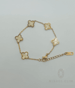 Zz White clover bracelet