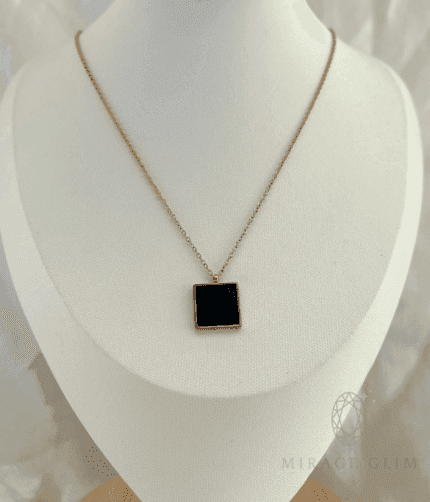 Zz Square charm Necklace