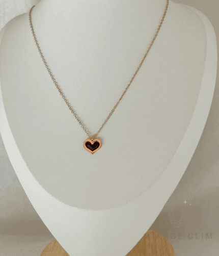 Zz Heart charm Necklace