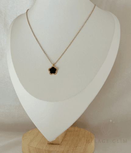 Zz Flower charm Necklace