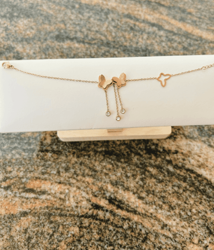Butterfly hanging bracelet