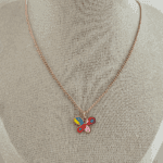 Zz Multicolour Butterfly necklaces