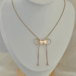 Bow necklace