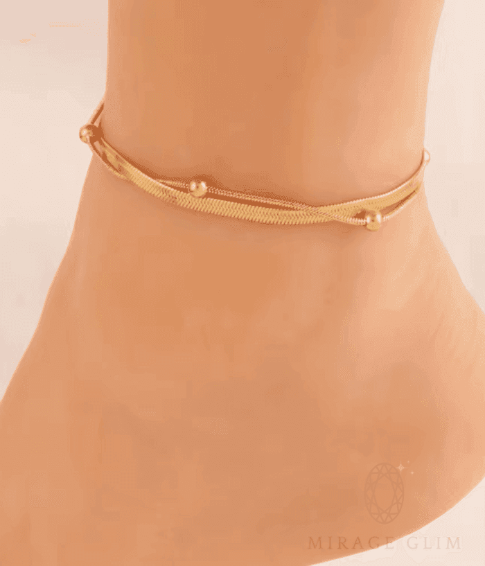 Zz Double layered anklet - Image 2