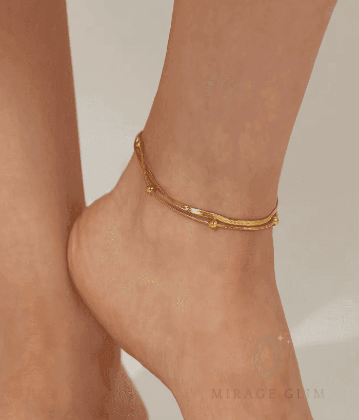 Zz Double layered anklet - Image 4