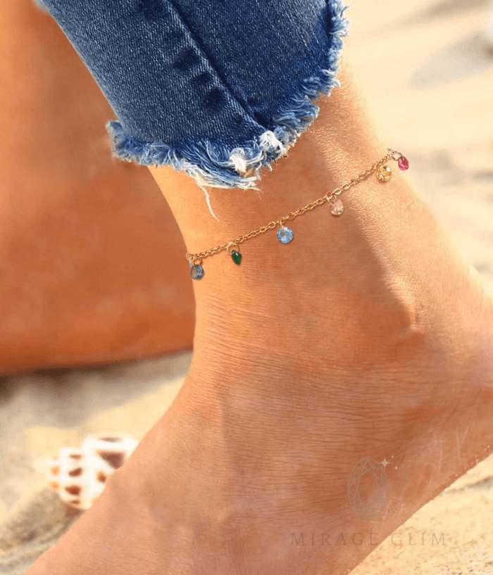 Multicoloured anklets - Image 2