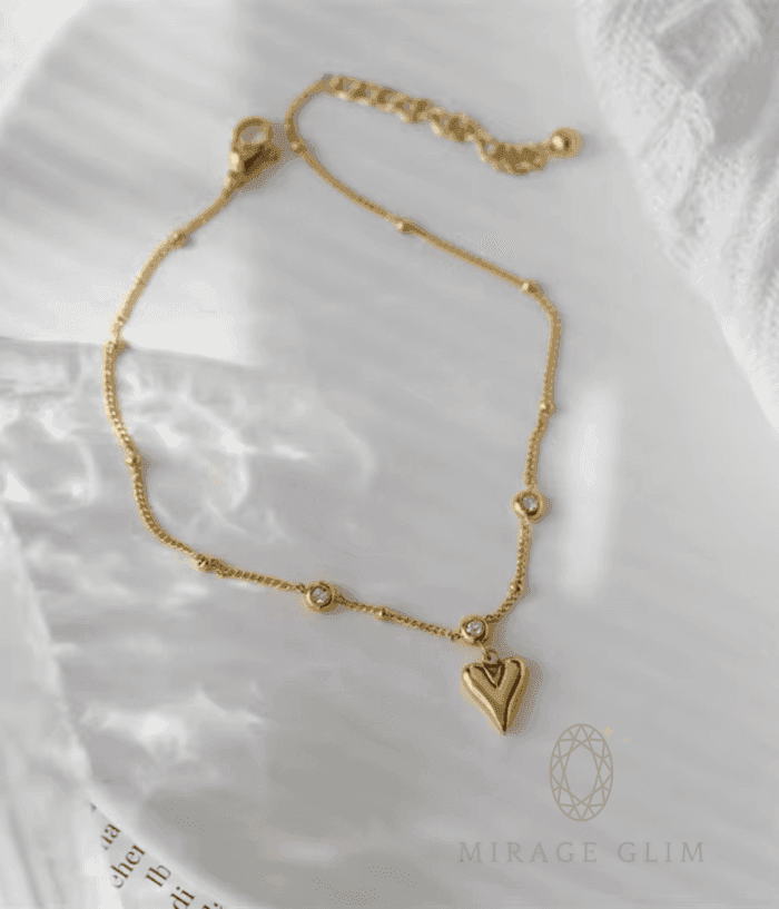 Zz Heart charm anklets - Image 4