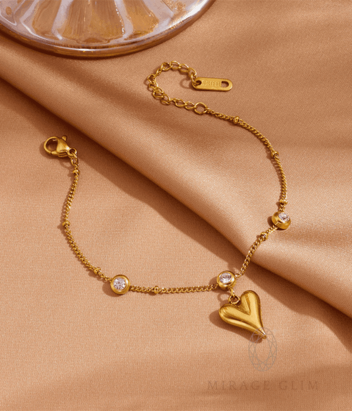 Zz Heart charm anklets - Image 3