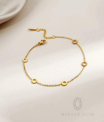 Zz Flower anklets