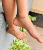 Rose Gold Snake chain anklets