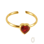 Heart Red stone