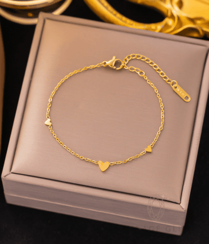 Zz Heart anklets