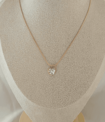 Crystal heart necklace