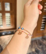 Double layer evil eye bracelet - Image 2