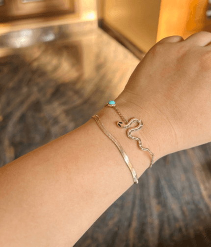 Double layer snake chain