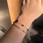 Double layered bracelet