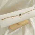 Zz Heart layered bracelet