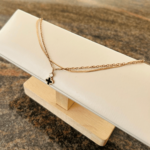 Clover layered bracelet