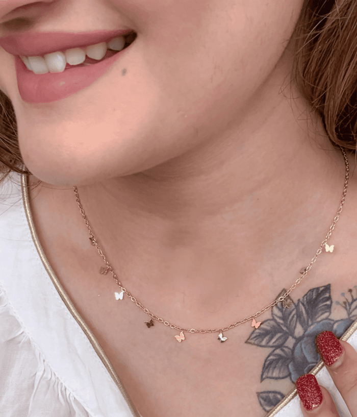 Charms butterfly necklace - Image 2