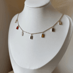 Zz Hanging multicoloured necklace