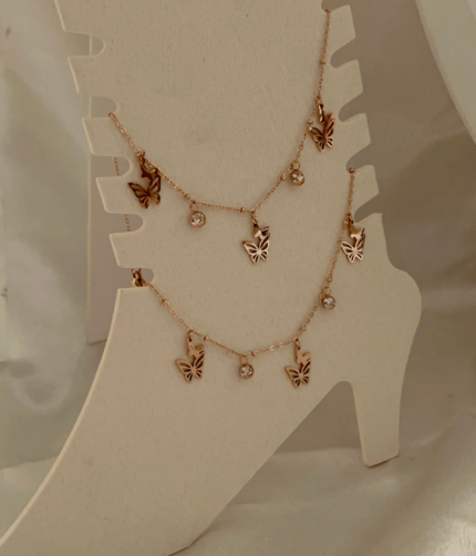 Zz Butterfly anklets