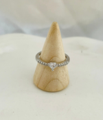 Zz Crystal white heart