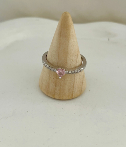 Zz Crystal pink heart