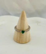 Zz Crystal Green heart