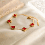 Zz Clover bracelet Red