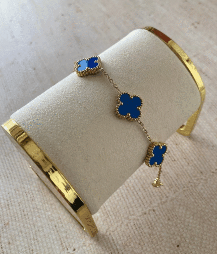 Zz Clover bracelet Blue