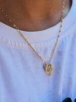 Heart and ring gold