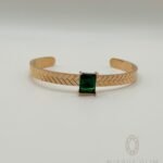 Zz Emerald Adjustable bangle