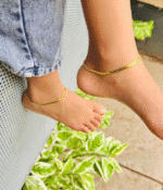 Gold Snake chain anklets