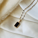 Zz Rectangle Necklace