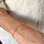 Snake chain bracelet gold - Image 2
