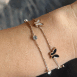 Butterfly layered Bracelet