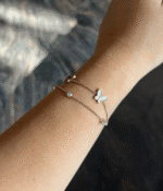 Butterfly layered Bracelet - Image 3