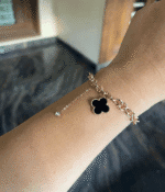 Clover bracelet black