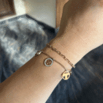 Double layered bracelet