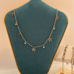 Bow charms necklace
