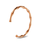 Adjustable Bamboo bangle Rose gold