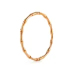 Bamboo bangle Rose gold